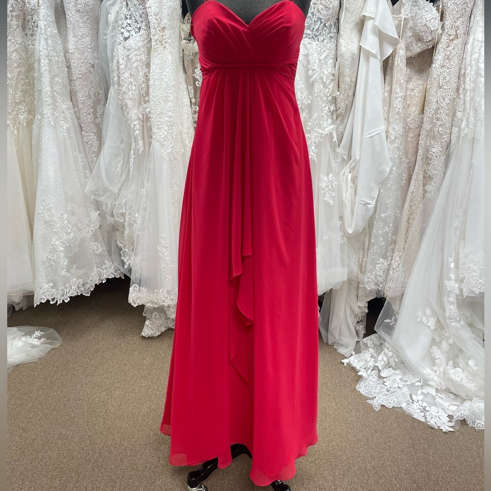 Alfred Angelo Long Red Formal Dress